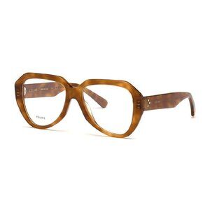 NEW CELINE EYEGLASSES CL50016I 053 WOMEN HAVANA AVIATOR CL 50016I 053